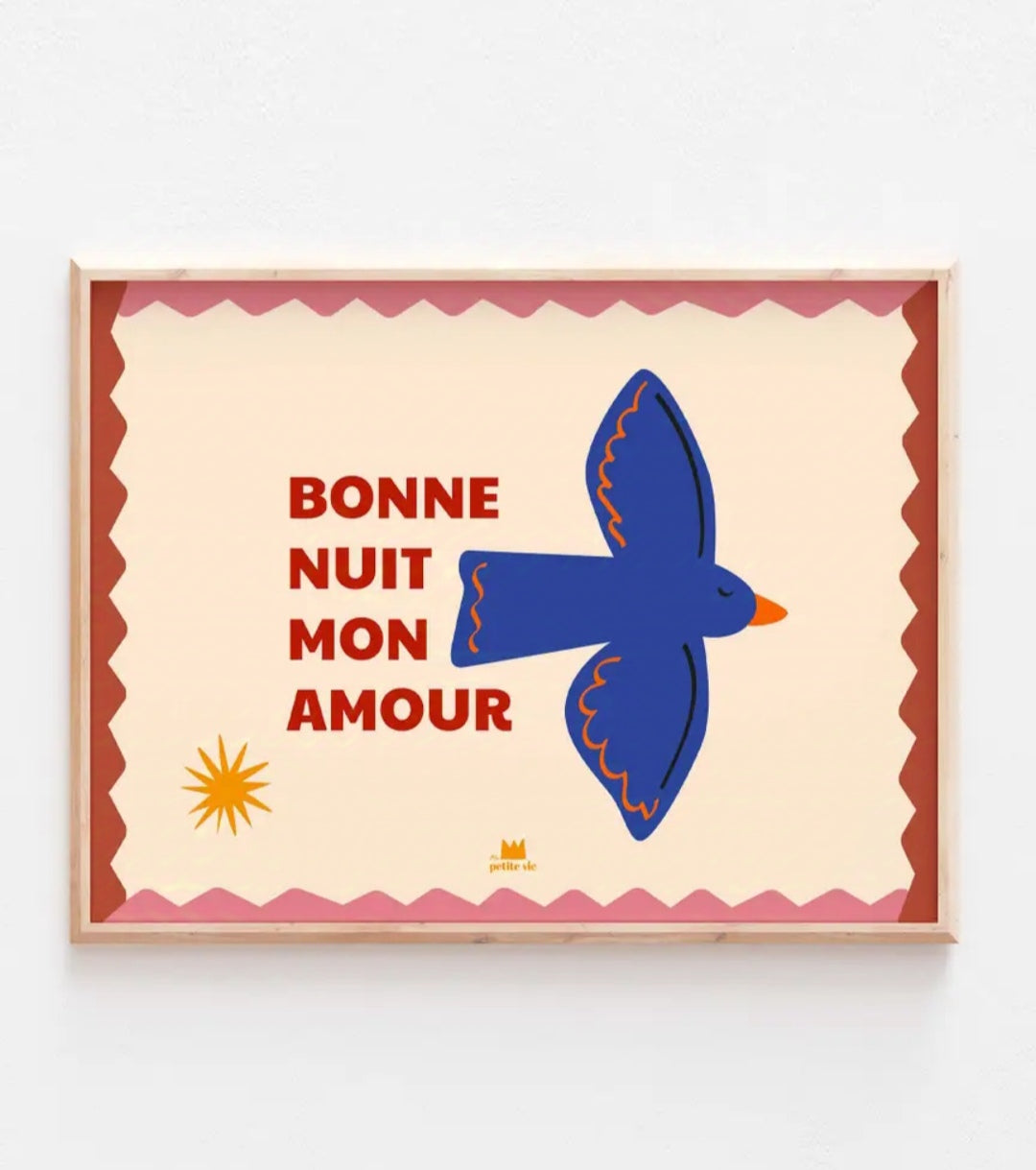 Affiche bonne nuit mon amour